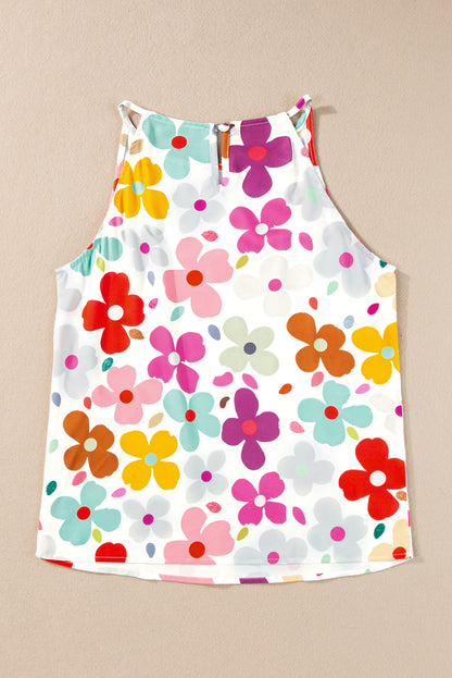 Gilet à imprimé floral mignon