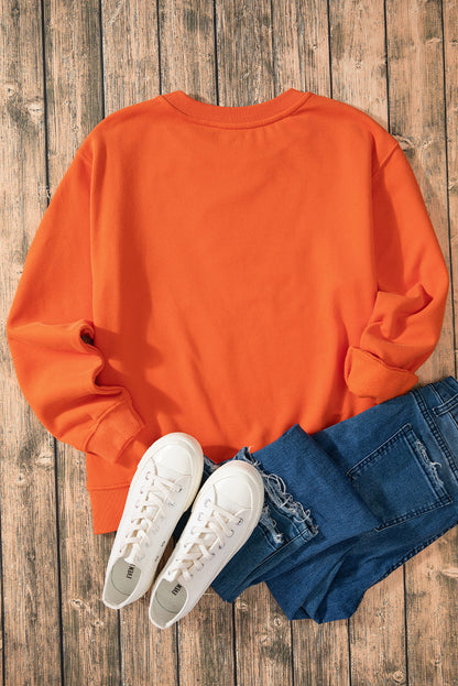 Lined Drop Shoulder Terry Sweatshirt